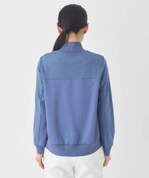 HIROKO BIS GRANDE / ヒロコビス グランデ カットソー | 【大きいサイズ】異素材切り替えハイネックプルオーバー | 詳細10