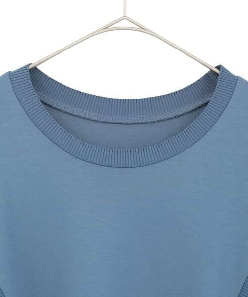 HIROKO BIS GRANDE / ヒロコビス グランデ チュニック | 【大きいサイズ】異素材切り替えチュニックプルオーバー | 詳細3