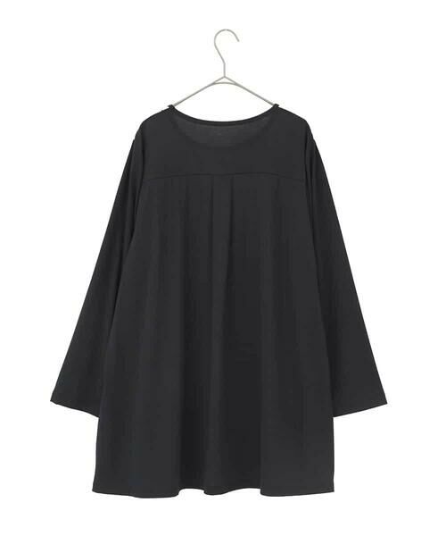 HIROKO BIS GRANDE / ヒロコビス グランデ チュニック | 【大きいサイズ】アイリスフラワープリントチュニック | 詳細1