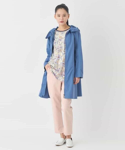HIROKO BIS GRANDE / ヒロコビス グランデ チュニック | 【大きいサイズ】アイリスフラワープリントチュニック | 詳細13