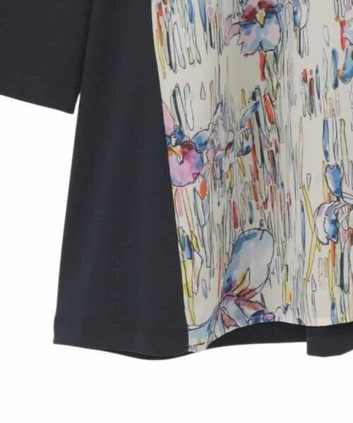 HIROKO BIS GRANDE / ヒロコビス グランデ チュニック | 【大きいサイズ】アイリスフラワープリントチュニック | 詳細4