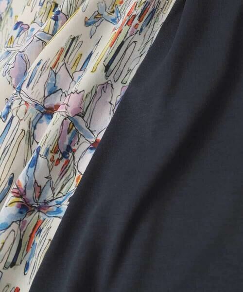 HIROKO BIS GRANDE / ヒロコビス グランデ チュニック | 【大きいサイズ】アイリスフラワープリントチュニック | 詳細6