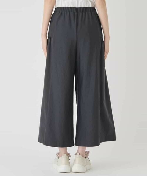 HIROKO BIS GRANDE / ヒロコビス グランデ その他パンツ | 【大きいサイズ/日本製】エアシルキー切り替えギャザーパンツ | 詳細2