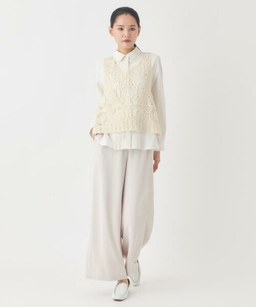 HIROKO BIS GRANDE / ヒロコビス グランデ その他パンツ | 【大きいサイズ】ナチュラルストレッチスラックス | 詳細13