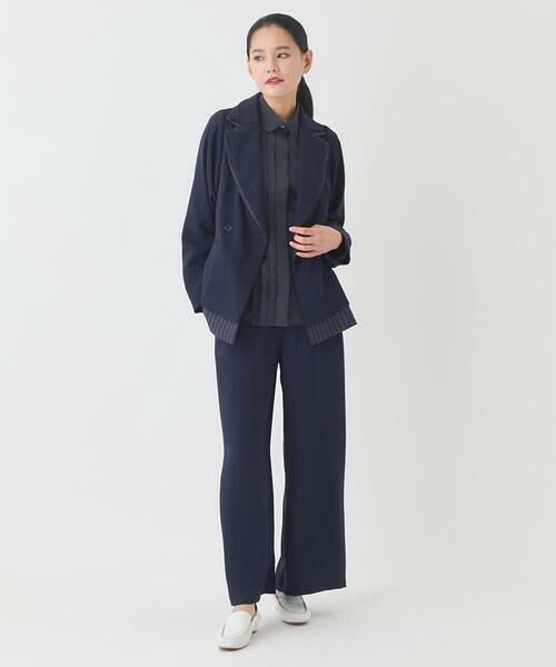 HIROKO BIS GRANDE / ヒロコビス グランデ その他パンツ | 【大きいサイズ】ナチュラルストレッチスラックス | 詳細15