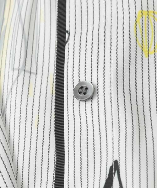 HIROKO BIS GRANDE / ヒロコビス グランデ シャツ・ブラウス | 【大きいサイズ】POPプリントストライプブラウス | 詳細14