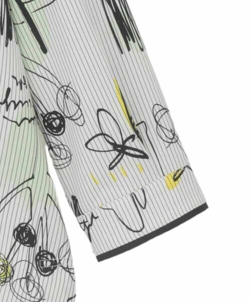 HIROKO BIS GRANDE / ヒロコビス グランデ シャツ・ブラウス | 【大きいサイズ】POPプリントストライプブラウス | 詳細8