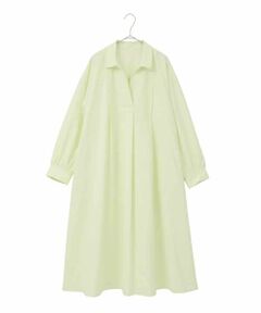 HIROKO BIS GRANDE / ヒロコビス グランデ ロング・マキシ丈ワンピース | 【大きいサイズ】タイプライターシャツワンピース