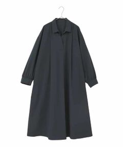 HIROKO BIS GRANDE / ヒロコビス グランデ ロング・マキシ丈ワンピース | 【大きいサイズ】タイプライターシャツワンピース