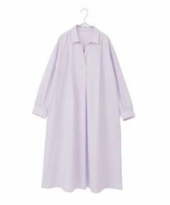 HIROKO BIS GRANDE / ヒロコビス グランデ ロング・マキシ丈ワンピース | 【大きいサイズ】タイプライターシャツワンピース