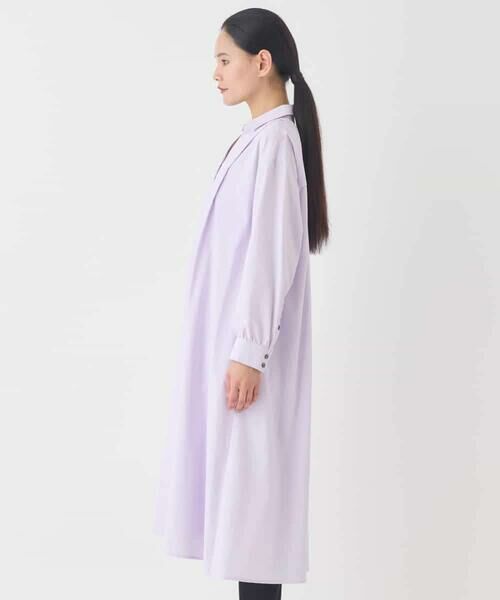 HIROKO BIS GRANDE / ヒロコビス グランデ ロング・マキシ丈ワンピース | 【大きいサイズ】タイプライターシャツワンピース | 詳細14