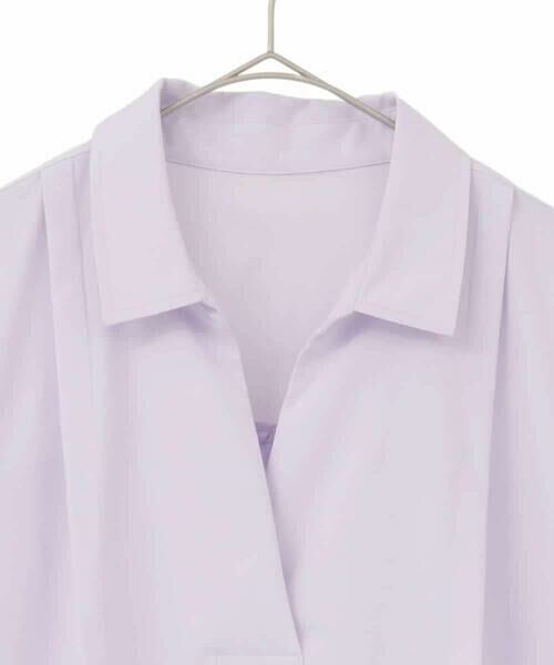 HIROKO BIS GRANDE / ヒロコビス グランデ ロング・マキシ丈ワンピース | 【大きいサイズ】タイプライターシャツワンピース | 詳細2