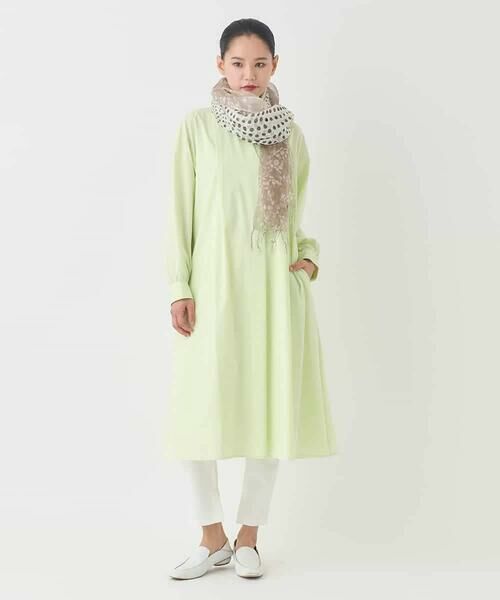 HIROKO BIS GRANDE / ヒロコビス グランデ ロング・マキシ丈ワンピース | 【大きいサイズ】タイプライターシャツワンピース | 詳細29