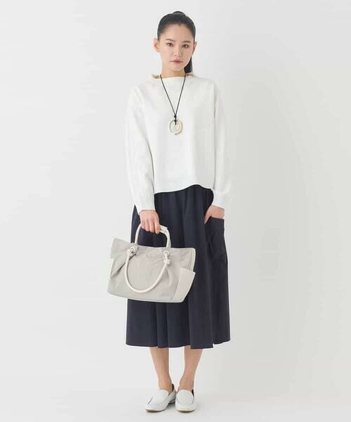 HIROKO BIS GRANDE / ヒロコビス グランデ ニット・セーター | 【大きいサイズ】ドットジャガードニットプルオーバー /洗える | 詳細17