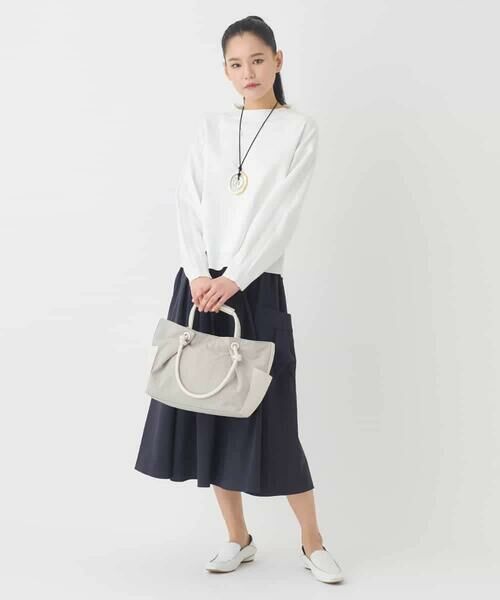 HIROKO BIS GRANDE / ヒロコビス グランデ ニット・セーター | 【大きいサイズ】ドットジャガードニットプルオーバー /洗える | 詳細19