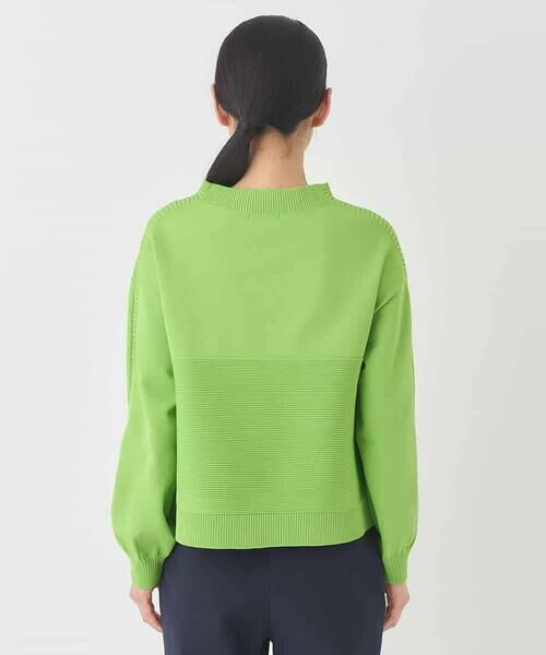 HIROKO BIS GRANDE / ヒロコビス グランデ ニット・セーター | 【大きいサイズ】ドットジャガードニットプルオーバー | 詳細2