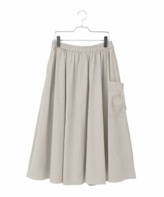 HIROKO BIS GRANDE / ヒロコビス グランデ ロング・マキシ丈スカート | 【大きいサイズ】ハイストレッチギャザーフレアスカート