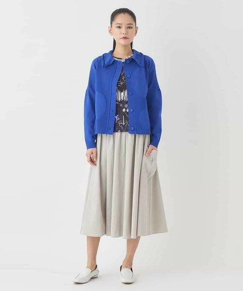 HIROKO BIS GRANDE / ヒロコビス グランデ ロング・マキシ丈スカート | 【大きいサイズ】ハイストレッチギャザーフレアスカート | 詳細12