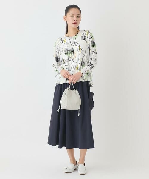 HIROKO BIS GRANDE / ヒロコビス グランデ ロング・マキシ丈スカート | 【大きいサイズ】ハイストレッチギャザーフレアスカート | 詳細20