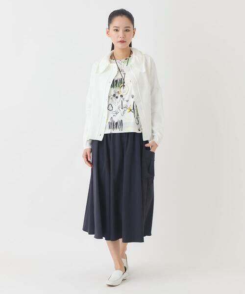 HIROKO BIS GRANDE / ヒロコビス グランデ ロング・マキシ丈スカート | 【大きいサイズ】ハイストレッチギャザーフレアスカート | 詳細21
