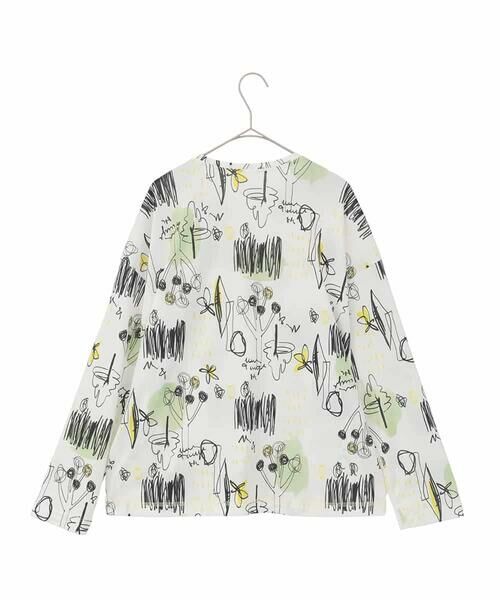 HIROKO BIS GRANDE / ヒロコビス グランデ カットソー | 【大きいサイズ】アートプリントカットソー | 詳細1