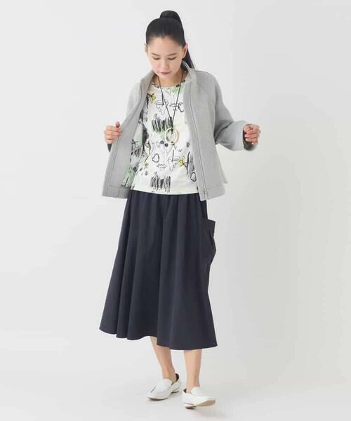 HIROKO BIS GRANDE / ヒロコビス グランデ カットソー | 【大きいサイズ】アートプリントカットソー | 詳細17