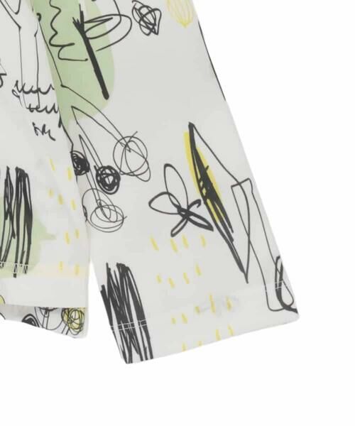 HIROKO BIS GRANDE / ヒロコビス グランデ カットソー | 【大きいサイズ】アートプリントカットソー | 詳細3