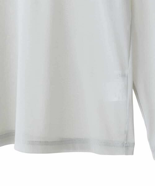 HIROKO BIS GRANDE / ヒロコビス グランデ カットソー | 【大きいサイズ】シアーハイネックカットソー /洗濯機で洗える | 詳細10