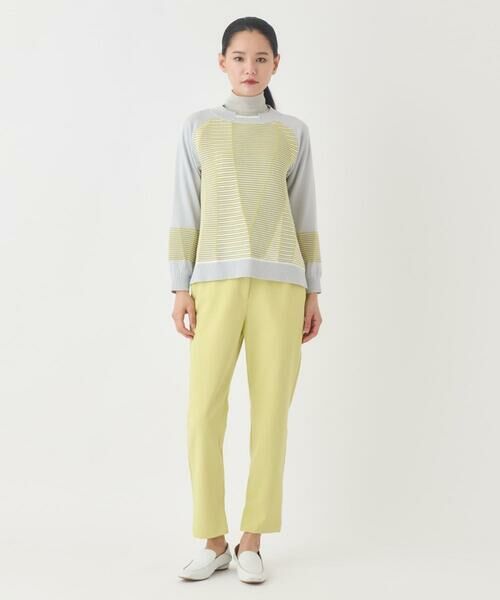 HIROKO BIS GRANDE / ヒロコビス グランデ カットソー | 【大きいサイズ】シアーハイネックカットソー /洗濯機で洗える | 詳細13