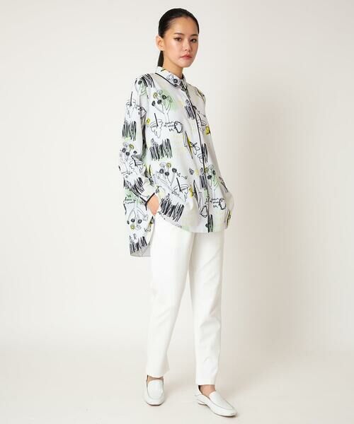 HIROKO BIS GRANDE / ヒロコビス グランデ その他パンツ | 【大きいサイズ】サイドベンツストレッチクロップドパンツ | 詳細15