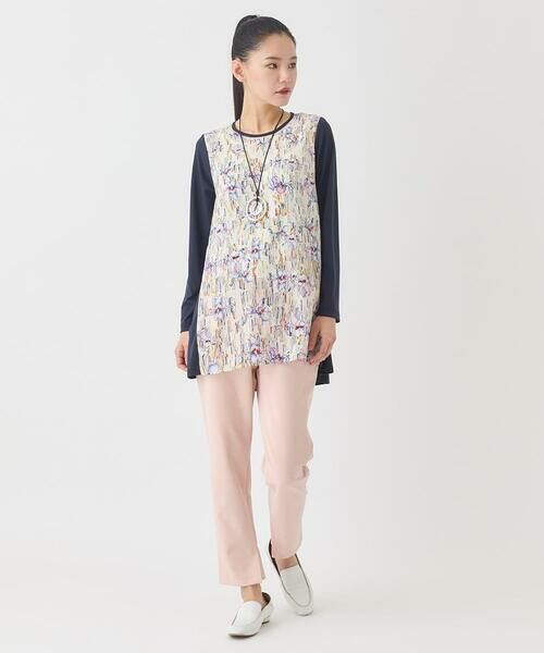 HIROKO BIS GRANDE / ヒロコビス グランデ その他パンツ | 【大きいサイズ】サイドベンツストレッチクロップドパンツ | 詳細23