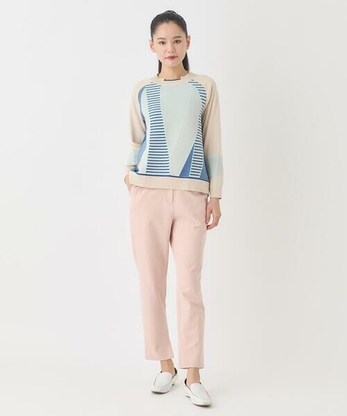 HIROKO BIS GRANDE / ヒロコビス グランデ その他パンツ | 【大きいサイズ】サイドベンツストレッチクロップドパンツ | 詳細24