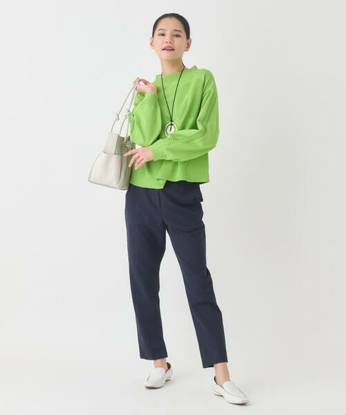 HIROKO BIS GRANDE / ヒロコビス グランデ その他パンツ | 【大きいサイズ】サイドベンツストレッチクロップドパンツ | 詳細28