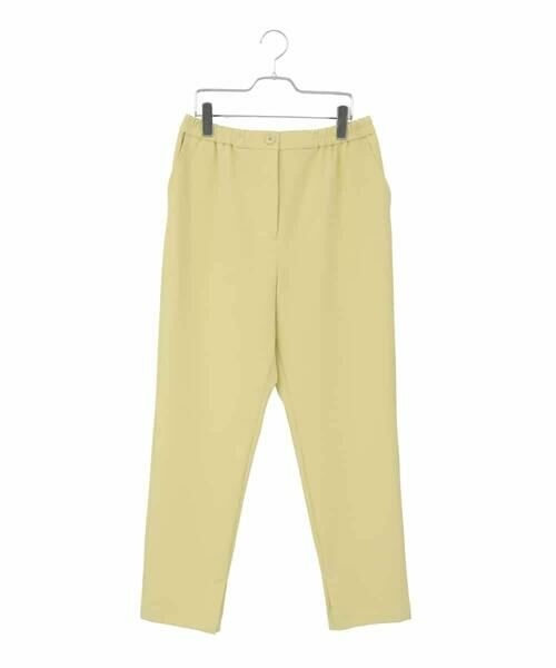 HIROKO BIS GRANDE / ヒロコビス グランデ その他パンツ | 【大きいサイズ】サイドベンツストレッチクロップドパンツ（イエロー）