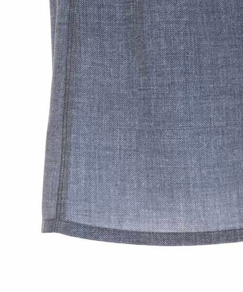 HIROKO BIS GRANDE / ヒロコビス グランデ ロング・マキシ丈ワンピース | 【大きいサイズ】異素材MIXジャージーワンピース | 詳細5