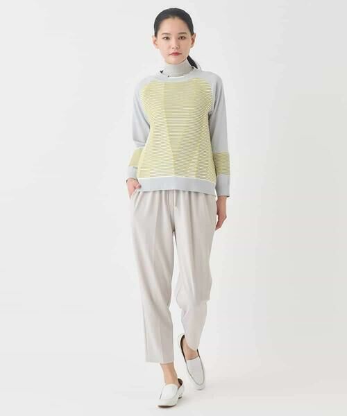 HIROKO BIS GRANDE / ヒロコビス グランデ ショート・ハーフ・半端丈パンツ | 【大きいサイズ】テーパードイージーパンツ | 詳細13