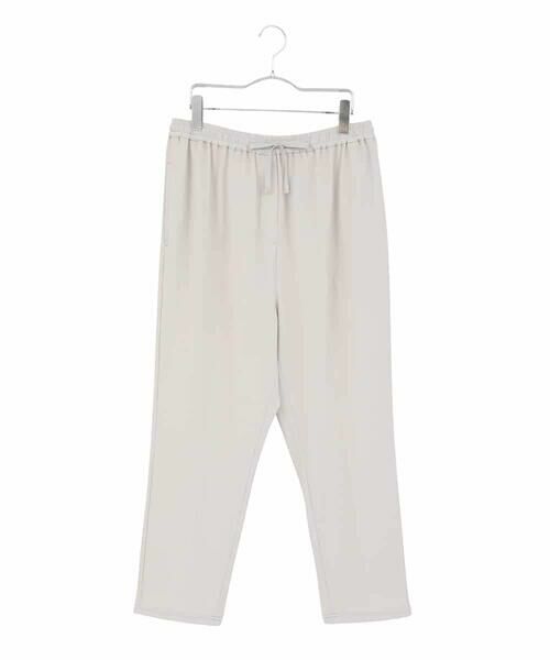 HIROKO BIS GRANDE / ヒロコビス グランデ ショート・ハーフ・半端丈パンツ | 【大きいサイズ】テーパードイージーパンツ（ベージュ）