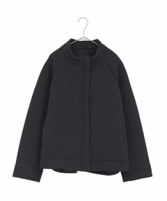 HIROKO BIS GRANDE / ヒロコビス グランデ セットアップ | 【大きいサイズ】ラウンドヘムショートブルゾン