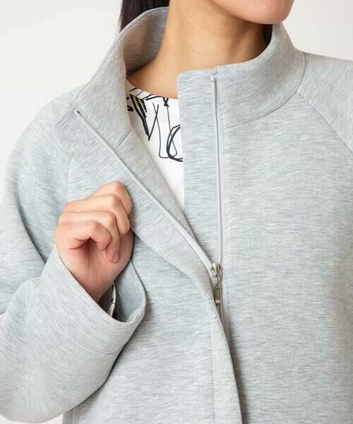 HIROKO BIS GRANDE / ヒロコビス グランデ セットアップ | 【大きいサイズ】ラウンドヘムショートブルゾン | 詳細12