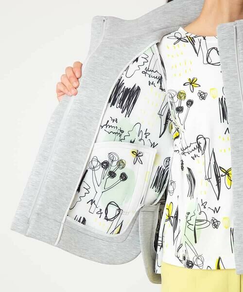 HIROKO BIS GRANDE / ヒロコビス グランデ セットアップ | 【大きいサイズ】ラウンドヘムショートブルゾン | 詳細16