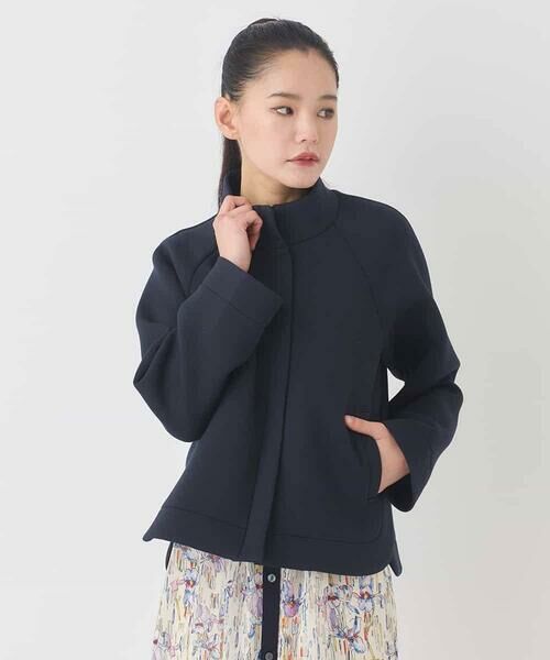 HIROKO BIS GRANDE / ヒロコビス グランデ セットアップ | 【大きいサイズ】ラウンドヘムショートブルゾン | 詳細22