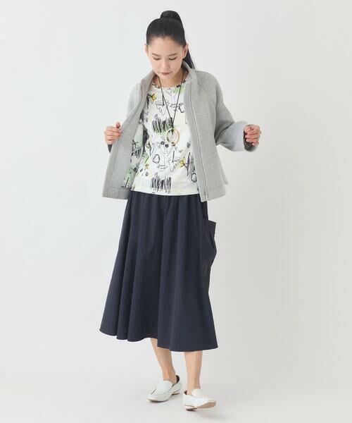 HIROKO BIS GRANDE / ヒロコビス グランデ セットアップ | 【大きいサイズ】ラウンドヘムショートブルゾン | 詳細29