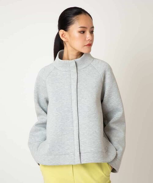 HIROKO BIS GRANDE / ヒロコビス グランデ セットアップ | 【大きいサイズ】ラウンドヘムショートブルゾン | 詳細8