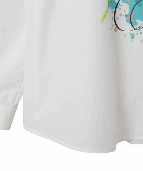 HIROKO BIS GRANDE / ヒロコビス グランデ シャツ・ブラウス | 【大きいサイズ】ドローイングフラワーブラウス | 詳細5