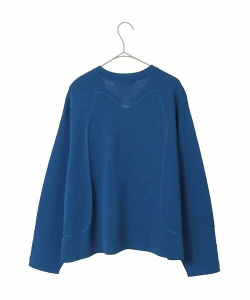 HIROKO BIS GRANDE / ヒロコビス グランデ カーディガン・ボレロ | 【大きいサイズ】ステッチアクセントミラノリブカーディガン | 詳細1