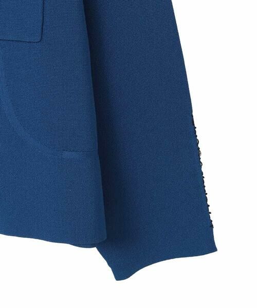 HIROKO BIS GRANDE / ヒロコビス グランデ カーディガン・ボレロ | 【大きいサイズ】ステッチアクセントミラノリブカーディガン | 詳細4