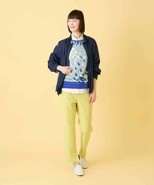 HIROKO BIS GRANDE / ヒロコビス グランデ ニット・セーター | 【大きいサイズ】アーティスティックジャガードニットプルオーバー | 詳細13