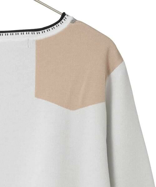 HIROKO BIS GRANDE / ヒロコビス グランデ ニット・セーター | 【大きいサイズ】アーティスティックジャガードニットプルオーバー | 詳細3