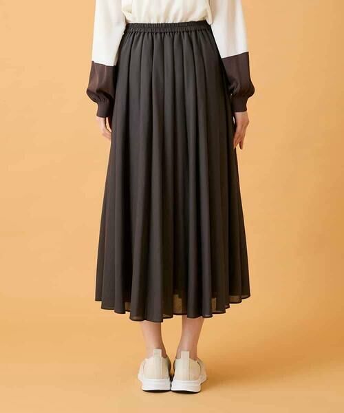HIROKO BIS GRANDE / ヒロコビス グランデ ロング・マキシ丈スカート | 【大きいサイズ】かまぼこプリーツスカート | 詳細8