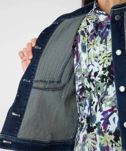 HIROKO BIS GRANDE / ヒロコビス グランデ セットアップ | 【大きいサイズ】ピンタックデニムジャケット | 詳細15